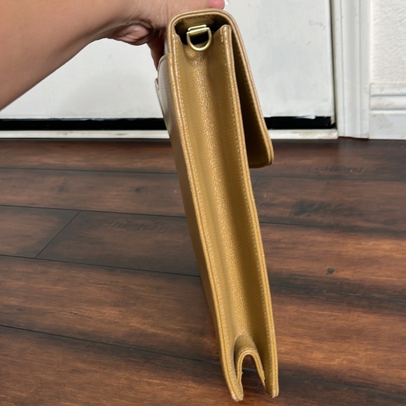 COACH CARAMEL CLASSIC MADISON DRAKE PINNACLE BRIEFCASE BAG MADE IN ITALY… - Picture 15 of 17